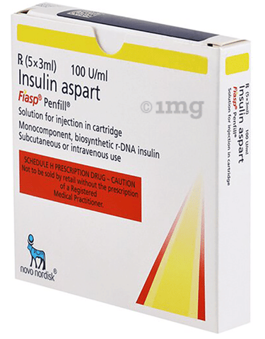 Fiasp 100IU/ml Penfill (3ml Each) image