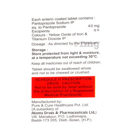 Pandop 40 Tablet image Pandop 40 Tablet image
