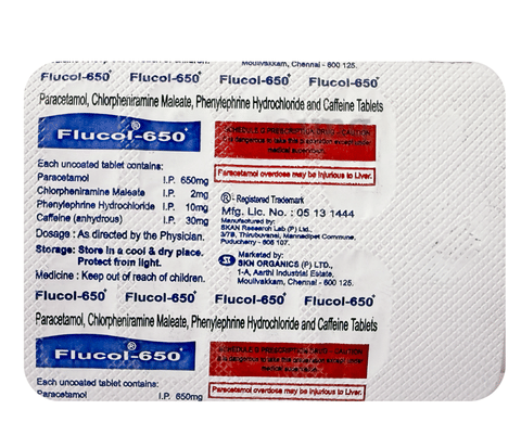 Flucol 650 Tablet image