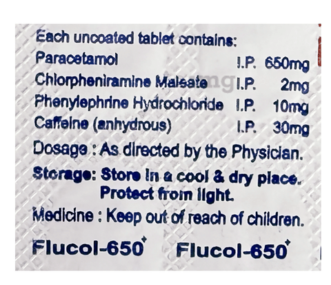 Flucol 650 Tablet image