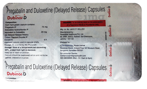 Dubinor D Capsule DR image Dubinor D Capsule DR image