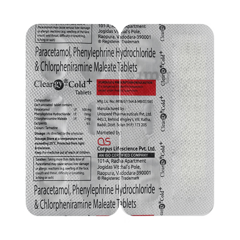 Cleargy-Cold+ Tablet image Cleargy-Cold+ Tablet image