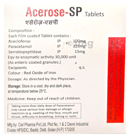 Acerose-SP Tablet image Acerose-SP Tablet image