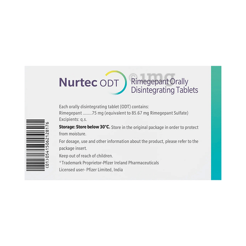 Nurtec ODT Tablet image Nurtec ODT Tablet image