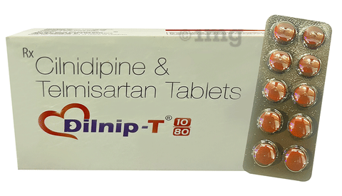 Dilnip-T 10/80 Tablet image Dilnip-T 10/80 Tablet image