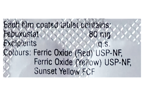 Febutaz 80 Tablet image