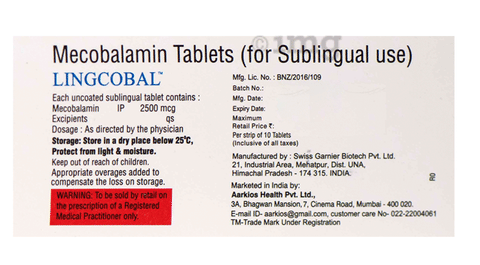 Lingcobal Tablet image