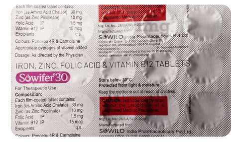 Sowifer 30 Tablet image Sowifer 30 Tablet image