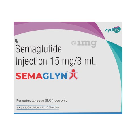 Buy Semaglyn Injection (3ml Cartridge with 10 Needle) Online: View Uses, Side Effects, Price, Substitutes