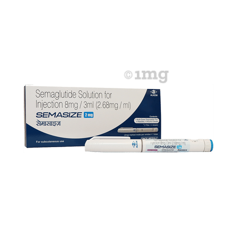 semaglutide 2mg/3ml Buy Semasize 2mg Injection (1 Multi-dose Disposable Pen, 4 Needle, 4  Alcohol Swab) Online: View Uses, Side Effects, Price, Substitutes
