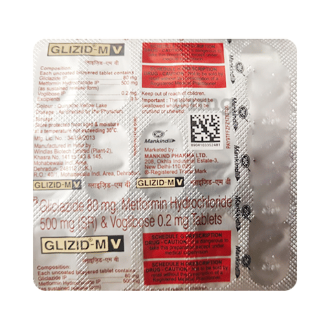 Glizid-MV Tablet SR image Glizid-MV Tablet SR image