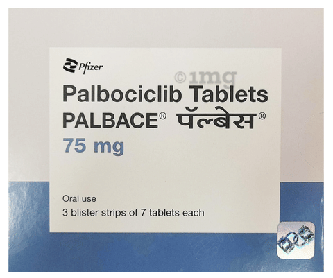 Palbace 75mg Tablet (7 Each) image Palbace 75mg Tablet (7 Each) image