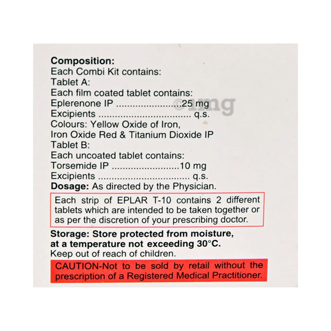 Eplar T 10 Tablet Combikit image Eplar T 10 Tablet Combikit image