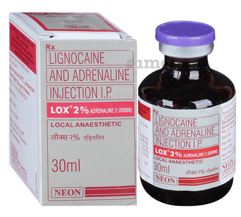 Lox 2% Adrenaline Injection image Lox 2% Adrenaline Injection image