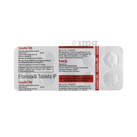 Coxiliv 90 Tablet image Coxiliv 90 Tablet image
