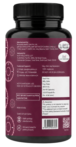Vitalmins Liposomal Iron Vegetable Capsule 3