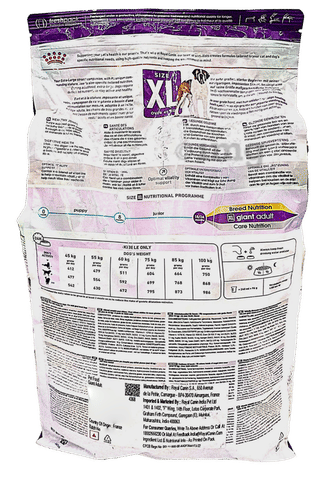 Royal Canin Giant Adult Pet Food for Dog Over 45kg XL: Buy packet