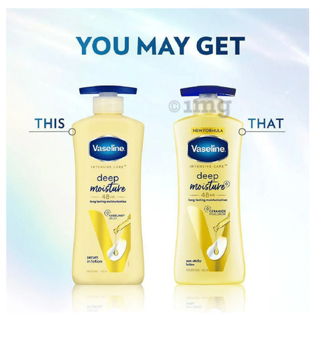 Vaseline Intensive Care Body Deep Moisture Lotion: Buy pump bottle