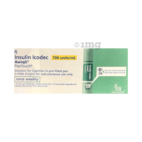 Buy Awiqli 2100 Units FlexTouch Online: View Uses, Side Effects, Price ...