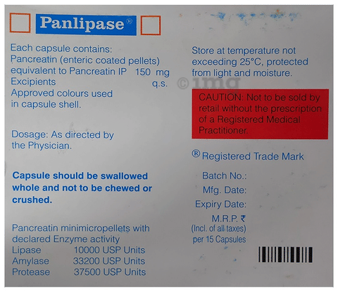 Panlipase Capsule image