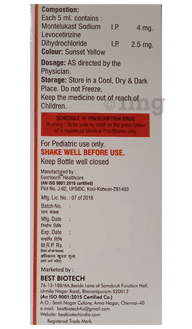 Monten-L Syrup image