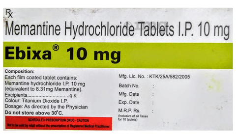 Ebixa 10mg Tablet image