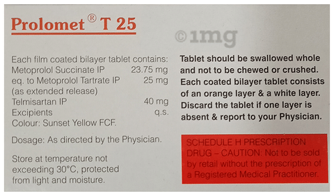 Prolomet T 25 Tablet ER image Prolomet T 25 Tablet ER image