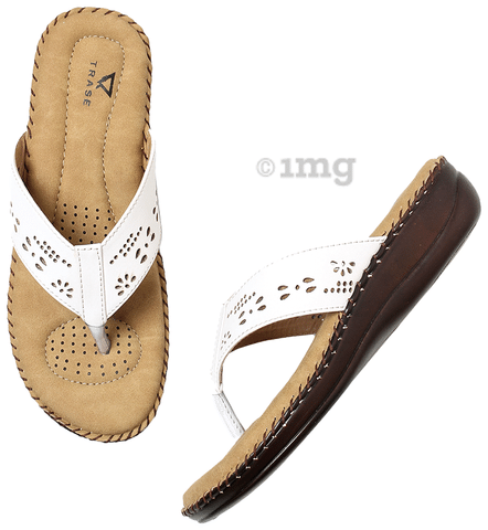 Ladies sales white slippers
