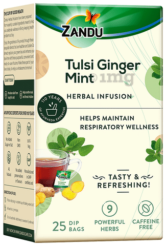 Organic India Tulsi Lemon Ginger Green Tea 25 Tea Bags in Siliguri at  best price by Okayti Single Estate Organic Tea  Justdial