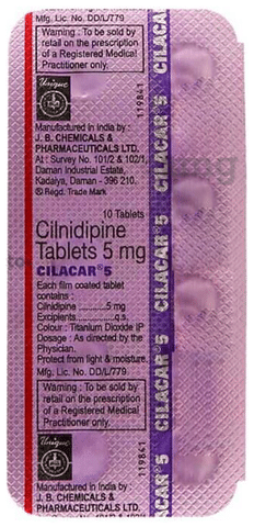 Tab cilacar 5 mg new arrivals
