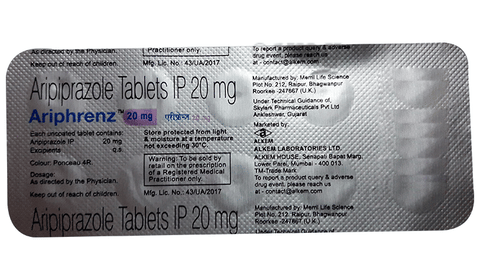 Ariphrenz 20mg Tablet image