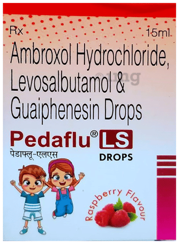 Pedaflu-LS Junior Oral Drops Raspberry image