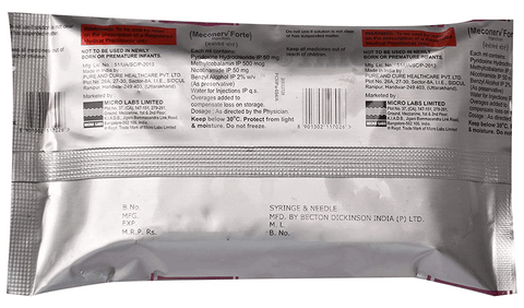 Meconerv Forte Injection image Meconerv Forte Injection image