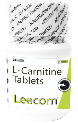 Leecorn L-Carnitine 500mg Tablet for Cardiovascular Support & Muscle Energy  Booster: Buy bottle of 30.0 tablets at 𝗯𝗲𝘀𝘁 𝗽𝗿𝗶𝗰𝗲 in India