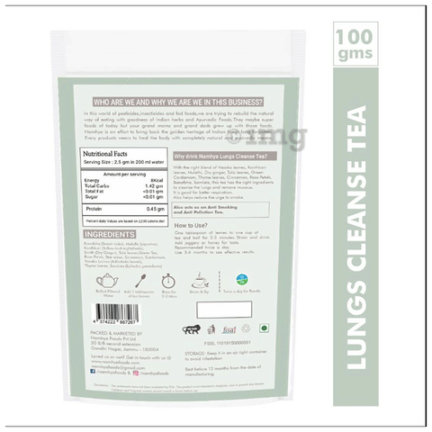 Namhya Lungs Cleanse Tea image Namhya Lungs Cleanse Tea image