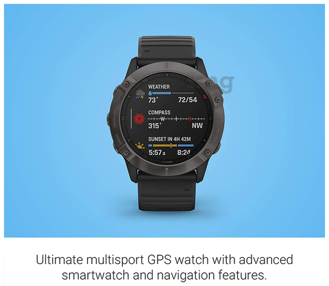 Garmin fenix hotsell 6x plus sapphire