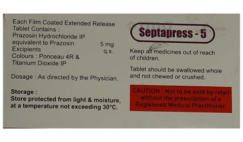 Septapress 5 Tablet ER image