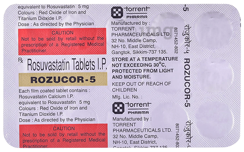 Rozucor 5 Tablet image