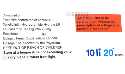 10 LI 20 Tablet image 10 LI 20 Tablet image