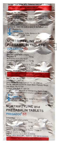 Pregadoc  NT 75mg/10mg Tablet