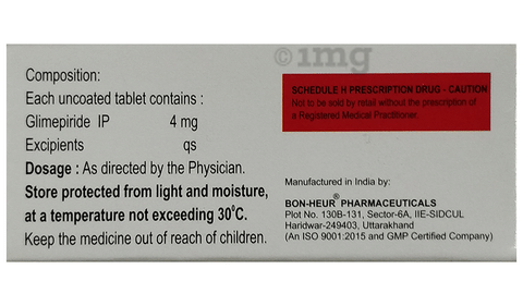 Glimecaid 4 Tablet image