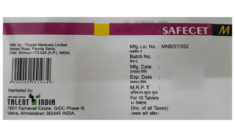 Safecet M Tablet image