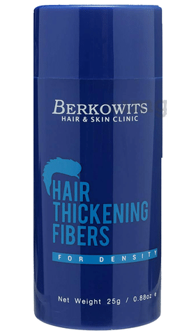 Berkowits Hair Thickening Fibers Black: Buy bottle of 25 gm Powder at best  price in India | 1mg