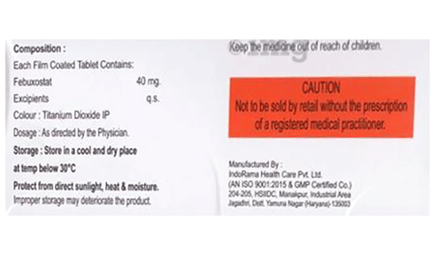 Febout 40 Tablet image