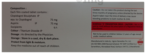 Clopidox-AS 75/75 Tablet