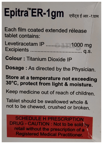 Epitra ER 1gm Tablet image