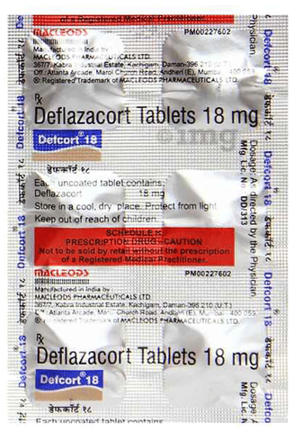Defcort 18 Tablet image