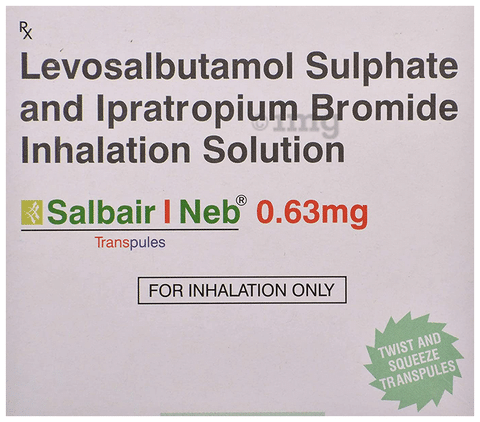 Salbair I Neb 0.63mg Transpules 2.5ml