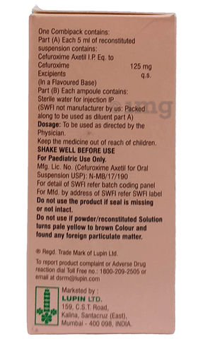Cetil 125mg Dry Syrup image