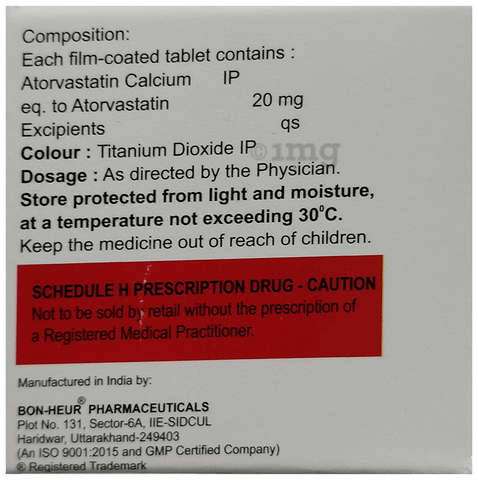 Atorcaid 20 Tablet image